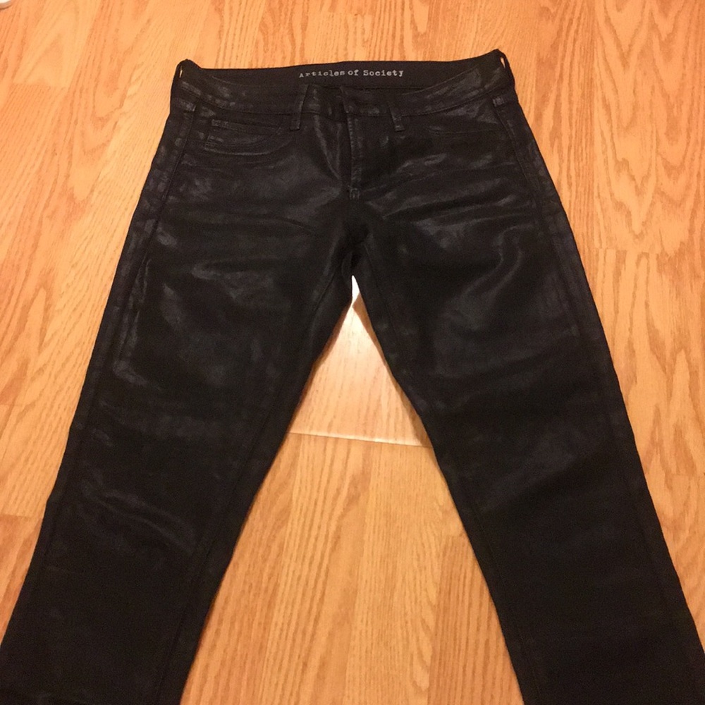 Articles of society coated jeans
